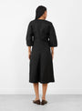 Janice-Dress-Black-Black-Soeur-Model_Back_View at Couverture & The Garbstore