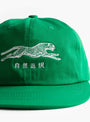 Kanji Natural Selection Cap Pine Green BROTHER BROTHER (embroidery detail) at Couverture & The Garbstore