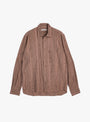 M Curtis Shirt Brown Check Brown Check YMC You Must Create (Front) at Couverture & The Garbstore