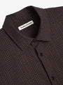 M Curtis Shirt Grey Check Grey Check YMC You Must Create (Collar Detail) at Couverture & The Garbstore