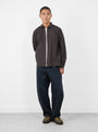 M Curtis Shirt Grey Check Grey Check YMC You Must Create (model front) at Couverture & The Garbstore