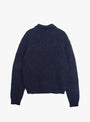 Rat-Pack-Knit-Cardigan-Navy-YMC-You-Must-Create-(Back) at Couverture & The Garbstore