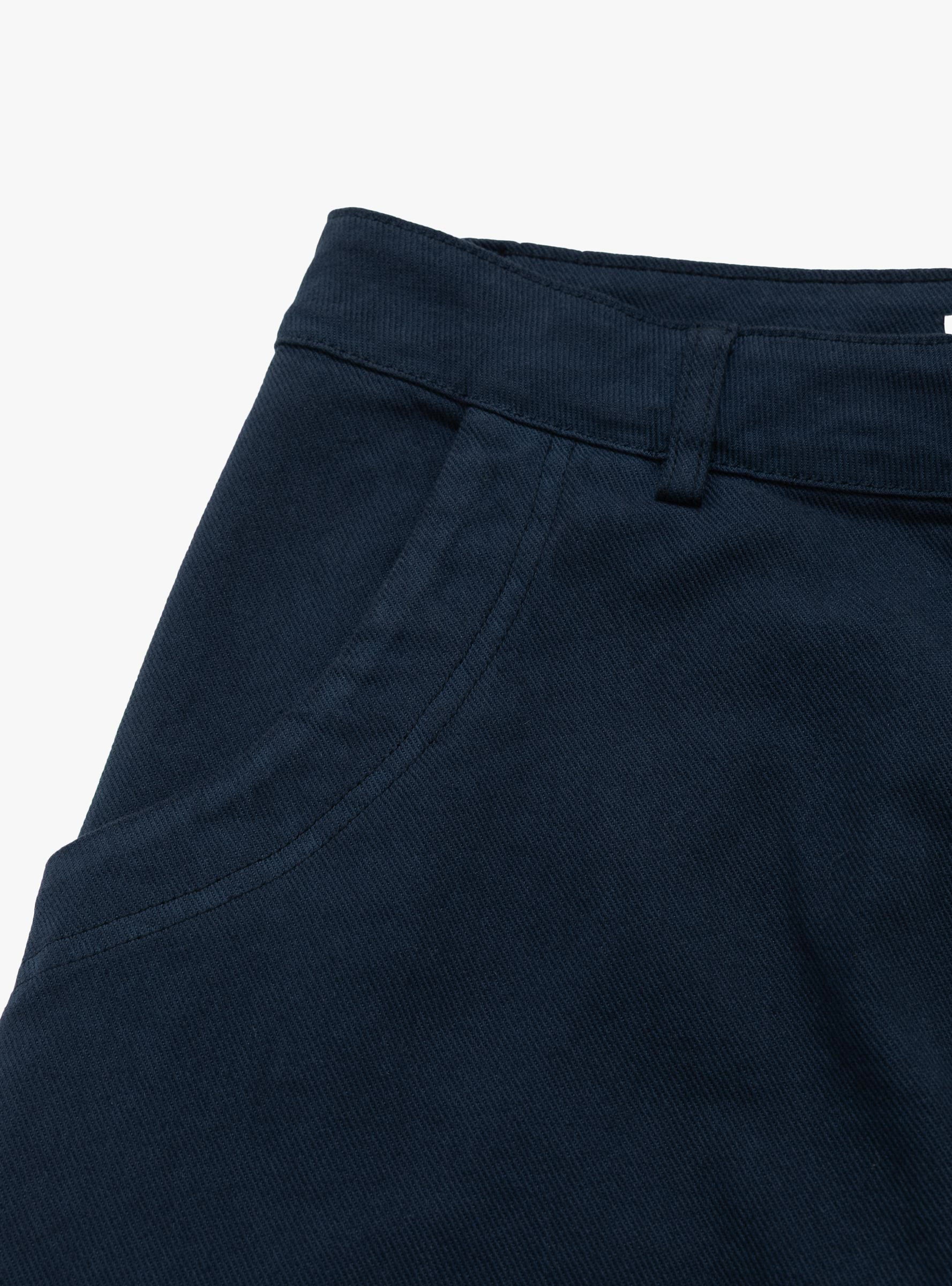 M Twisted Seam Trouser Navy Navy YMC You Must Create (pocket detail) at Couverture & The Garbstore
