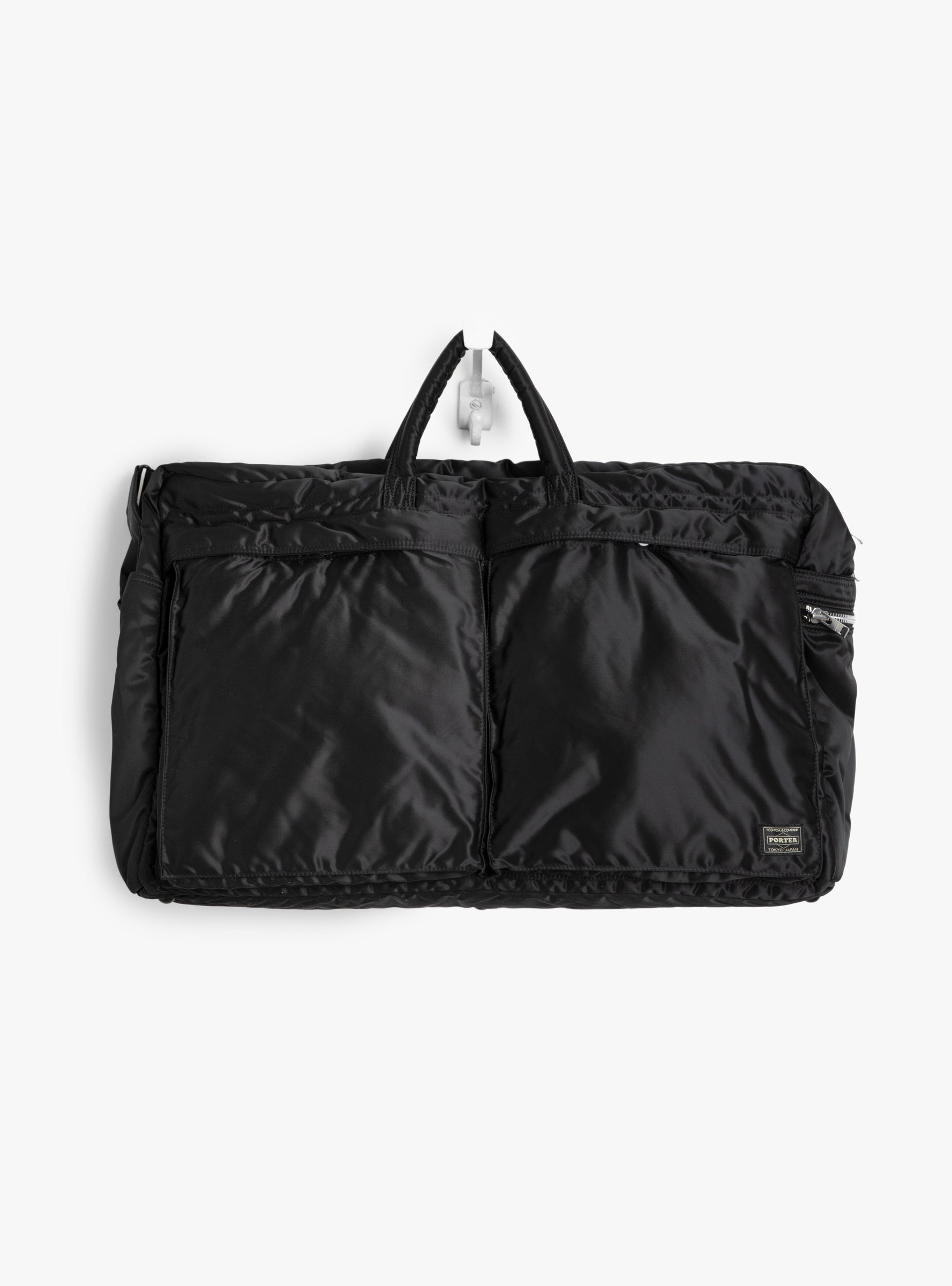 TANKER Duffle Bag (L) Black PORTER YOSHIDA & CO. (front) at Couverture & The Garbstore