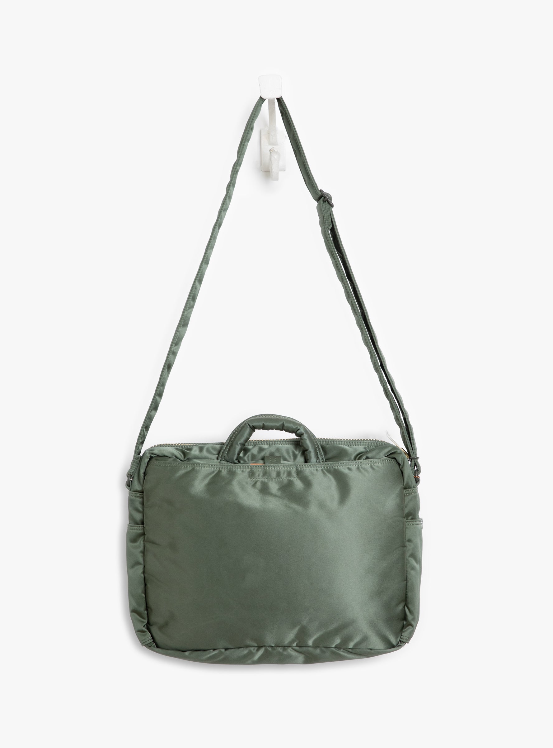 New TANKER Sling Bag (XL) Sage Green PORTER YOSHIDA & CO. (back) at Couverture & The Garbstore