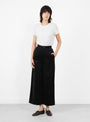 Unisex_Corduroy_Skate_Trouser_Black_Black_7115_Model_Front at Couverture & The Garbstore