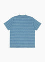 Pocket Tee Indigo Stripe Sax Sax BEAMS PLUS (Back) at Couverture & The Garbstore