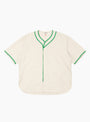 1940's-Brushed-Cotton-Community-League-Baseball-Jersey-Ecru-TDR-(Front) at Couverture & The Garbstore