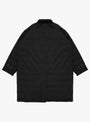 Lined-Cordura-Balmacaan-Grey-TDR-(back) at Couverture & The Garbstore