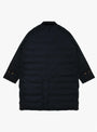 Lined-Cordura-Balmacaan-Navy-TDR-(back) at Couverture & The Garbstore