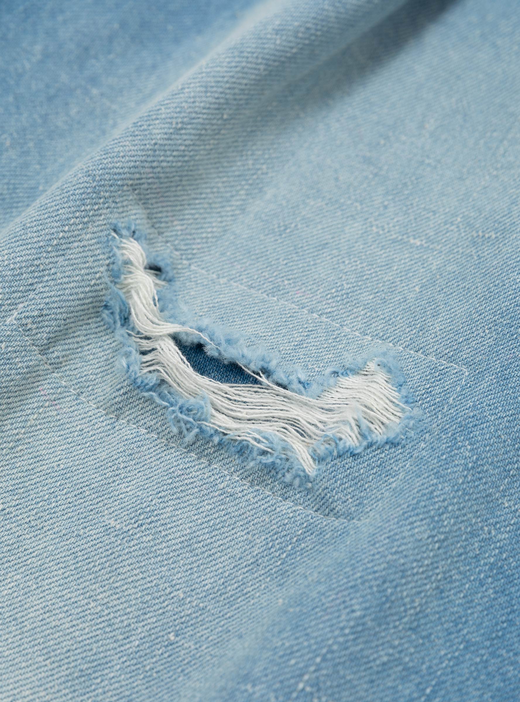 Nep Denim Curve Jean Repair TDR (Fabric Detail) at Couverture & The Garbstore