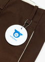 Crown Chino Brown TDR (Label Detail) at Couverture & The Garbstore