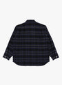Cotton Wool Grande Zip Shirt Blue TDR (Back) at Couverture & The Garbstore