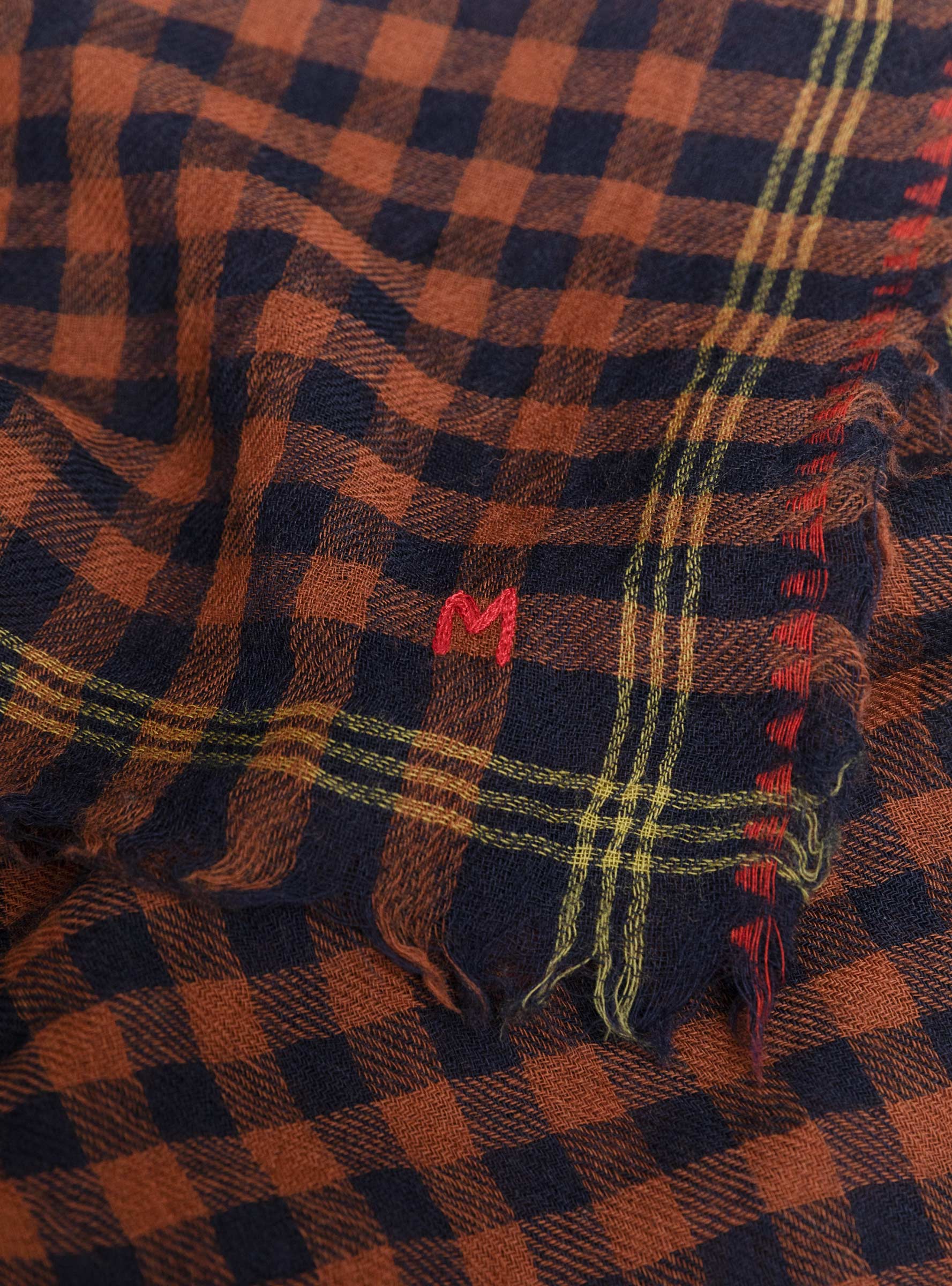 Galopin Scarf n 849 Violin Violin Moismont (embroidery detail) at Couverture & The Garbstore