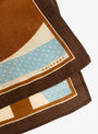Juggler Scarf n 847 Henna Henna Moismont (logo detail) at Couverture & The Garbstore