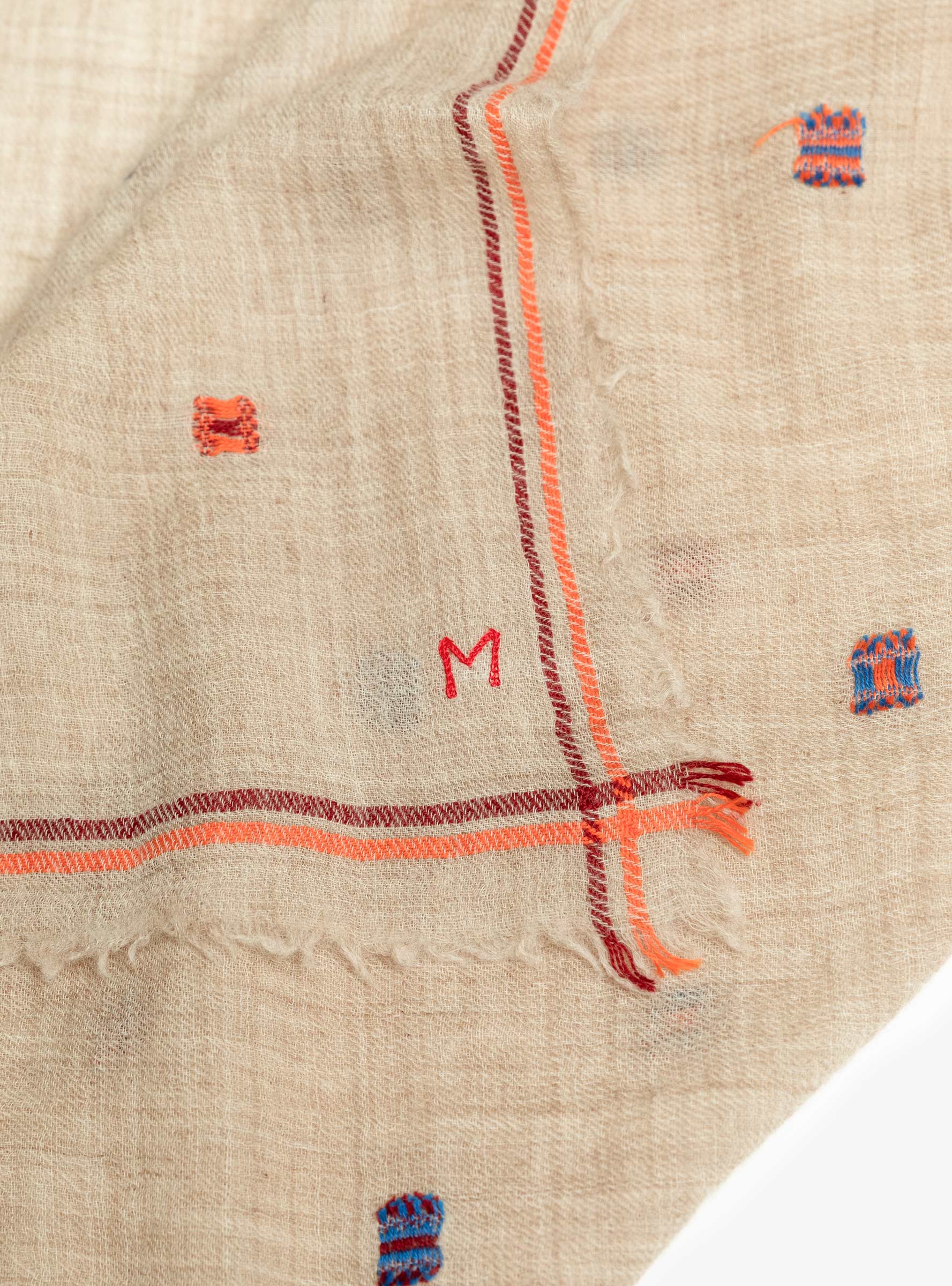 Chelsea Scarf N°815 Cord Cord Moismont (embroidery detail) at Couverture & The Garbstore