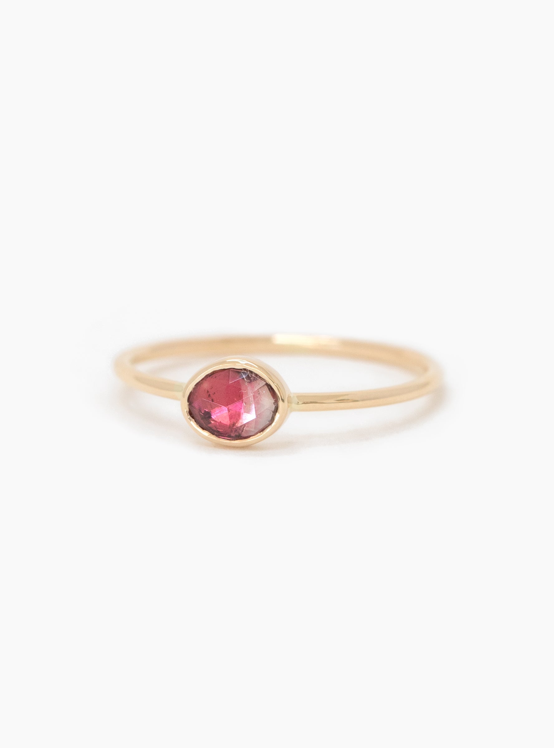 Pink Tourmaline Faye Ring Pink Tourmaline Celine Daoust (Front) at Couverture & The Garbstore
