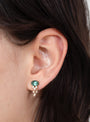 Green_Tourmaline_Diamonds_Jellyfish_Earring_Green_Tourmaline_Celine_Daoust_MODEL at Couverture & The Garbstore