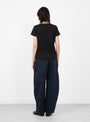 W_Day_T-Shirt_Black_Black_YMC_Model_Back at Couverture & The Garbstore