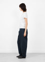 W_Day_T-Shirt_White_White_YMC_Model_Side at Couverture & The Garbstore
