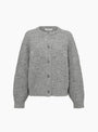W-Atomic-Waffle-Cardigan-Grey-Grey-YMC-(Front) at Couverture & The Garbstore