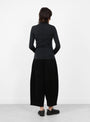 W_Youth_Knit_Tee_Black_Black_YMC_Model_Back at Couverture & The Garbstore