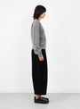 W-Jets-Crew-Neck-Knit-Grey-Grey-YMC-_Model_Side at Couverture & The Garbstore