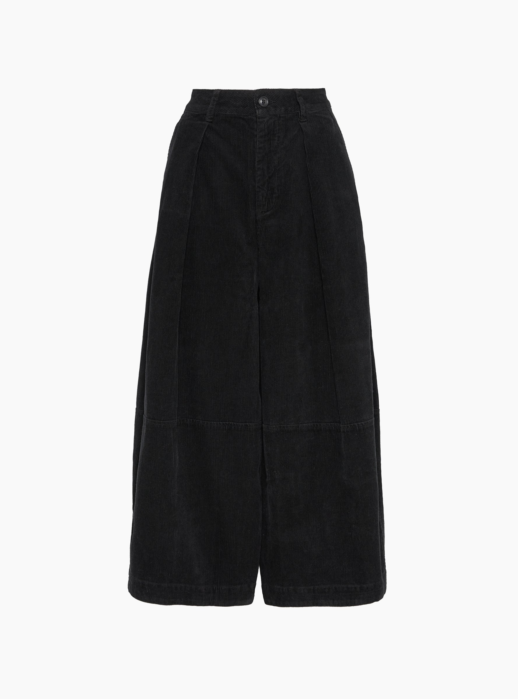 W Deadbeat Trouser Black Corduroy Black Corduroy YMC (Front) at Couverture & The Garbstore