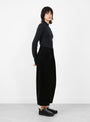 W_Deadbeat_Trouser_Black_Corduroy_Black_Corduroy_YMC_Model_Side at Couverture & The Garbstore