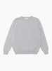 Seamless Lambswool Crew Coyote Grey TDR (Front) at Couverture & The Garbstore