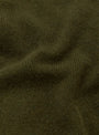 Seamless Lambswool Crew Military Green TDR (Fabric Detail) at Couverture & The Garbstore