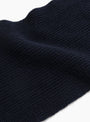 Seamless Wool Scarf Nero TDR (Fabric Detail) at Couverture & The Garbstore
