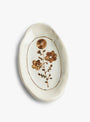 Alpage Petit Oval Tray n2 Beige Stephanie Dawn Matthias (top view) at Couverture & The Garbstore