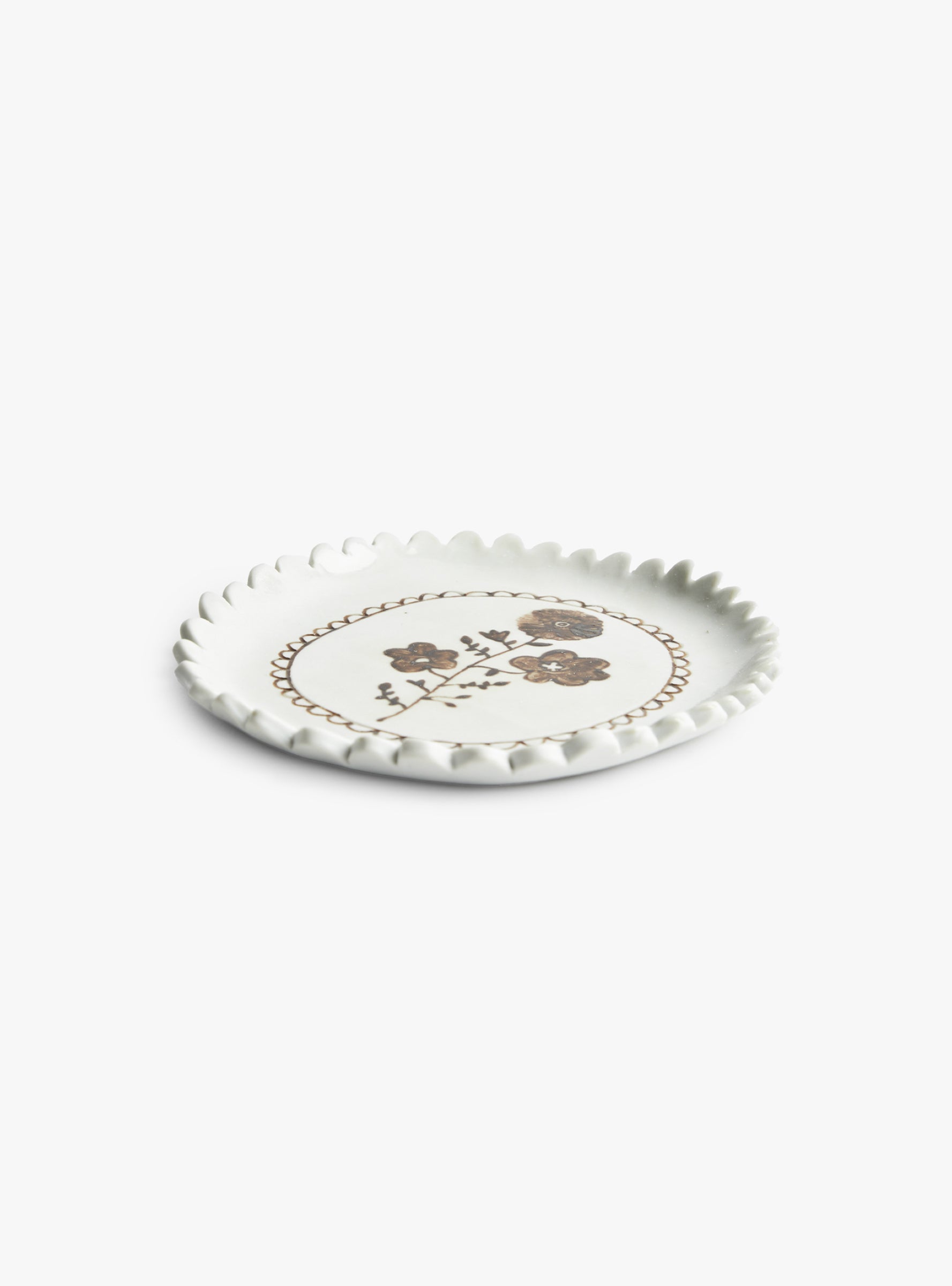 Alpage Anything Dish White Stephanie Dawn Matthias (front view) at Couverture & The Garbstore