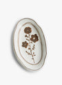 Alpage Petit Oval Tray White Stephanie Dawn Matthias (top view) at Couverture & The Garbstore