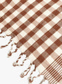 Brown Check Tea towel