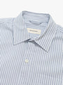 Distant Shirt Employment Stripe MFPEN (collar detail) at Couverture & The Garbstore