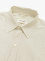 M Executive Shirt Elegant Stripe MFPEN (collar detail) at Couverture & The Garbstore