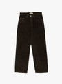 M Generation Trousers Dark Brown MFPEN (front) at Couverture & The Garbstore