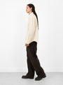 M Generation Trousers Dark Brown MFPEN (model side) at Couverture & The Garbstore