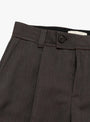 M Patch Trousers Taupe MFPEN (waist detail) at Couverture & The Garbstore