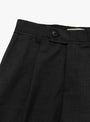 M Patch Trousers Dark Grey MFPEN (waist detail) at Couverture & The Garbstore