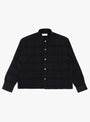 Priority Shirt Boiled Black Check MFPEN (front) at Couverture & The Garbstore