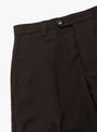 M Prom Trousers Dark Brown MFPEN (waist detail) at Couverture & The Garbstore