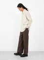 M Service Trousers Vintage Twill Vintage Twill MFPEN (model side) at Couverture & The Garbstore