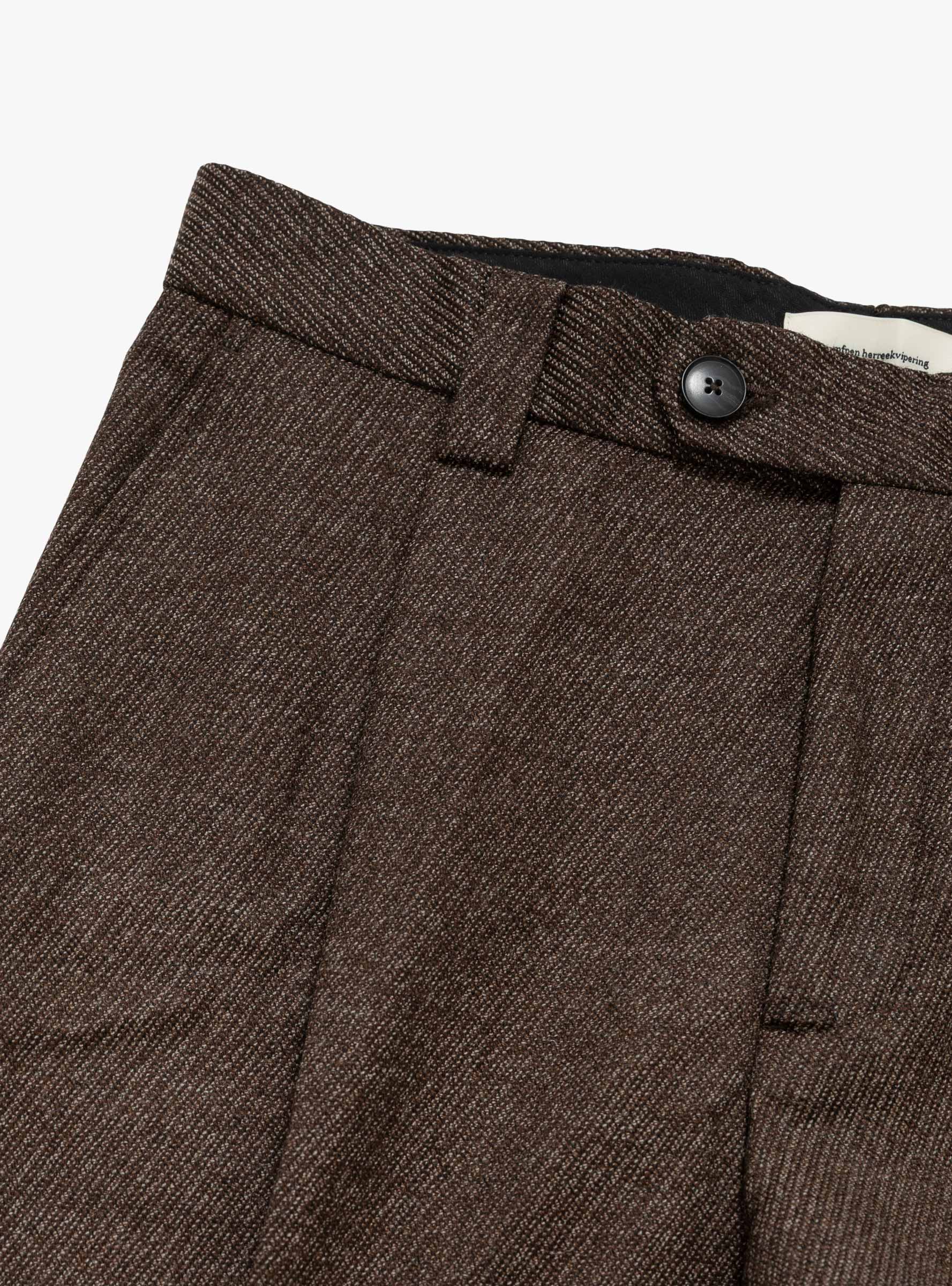 M Service Trousers Vintage Twill Vintage Twill MFPEN (waist detial) at Couverture & The Garbstore