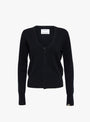 No-511-Dorothea-Cardigan-Raven-Raven-Extreme-Cashmere-(Front) at Couverture & The Garbstore