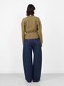 No-516-Ella-Cardigan-Hunter-Hunter-Extreme-Cashmere_Model_Back at Couverture & The Garbstore