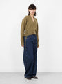No-516-Ella-Cardigan-Hunter-Hunter-Extreme-Cashmere_Model_Side at Couverture & The Garbstore