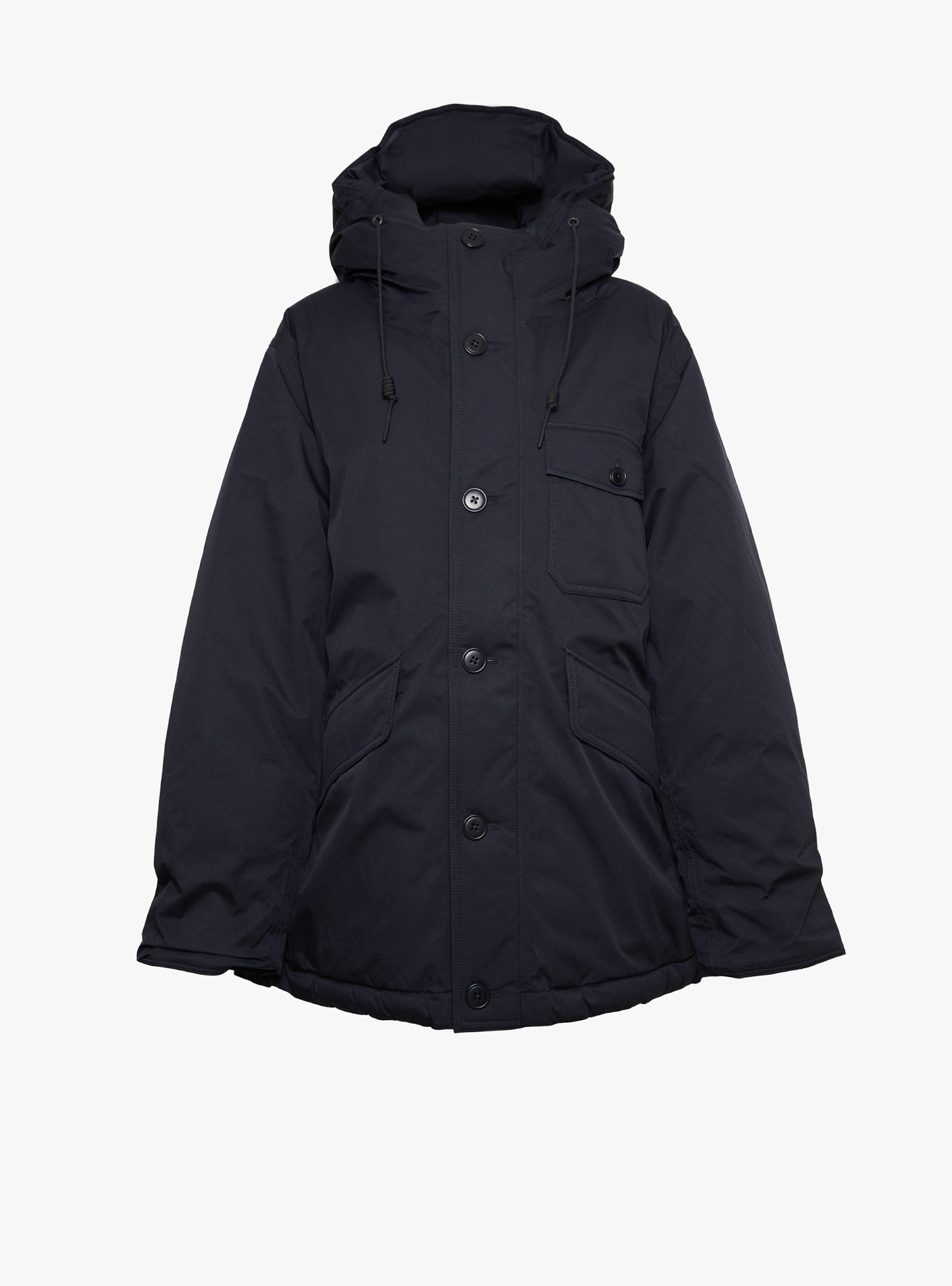 W 2L GORE-TEX Down Coat Navy Navy Nanamica (ghost front) at Couverture & The Garbstore